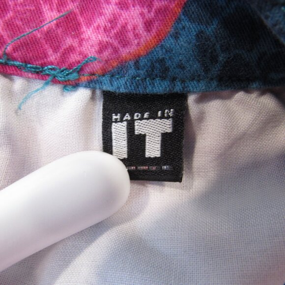 Versace Vintage Couture Women's Size 32 Floral Snake Skin Print Pants - Picture 5 of 13